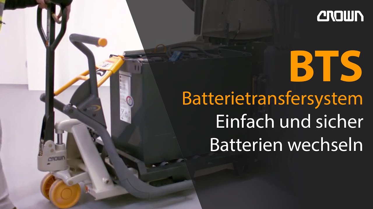 Crown Batterietransfersystem | BTS 1000 | Einfacher und sicherer Batteriewechsel