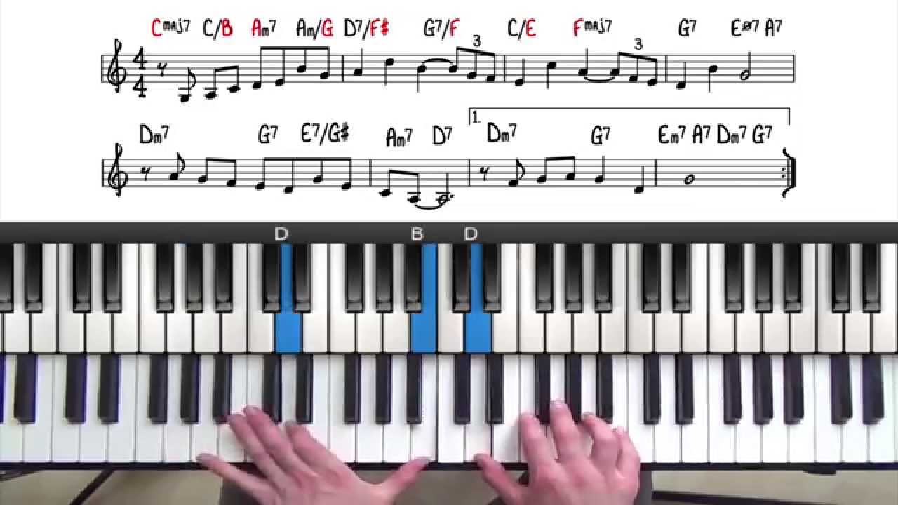 Slash Chords Jazz Piano Lesson | PianoGroove.com