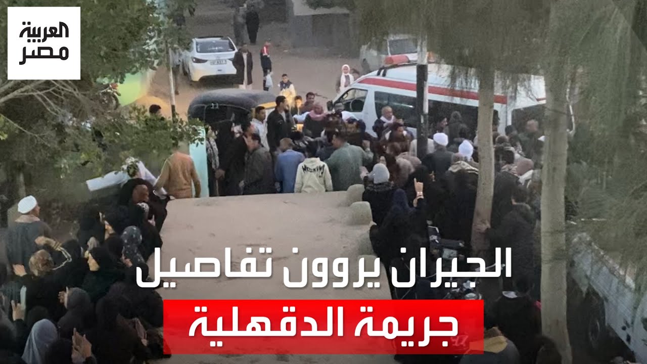 الجيران يروون تفاصيل جريمة قتل زوجة وطفليها على يد الزوج بقرية في الدقهلية