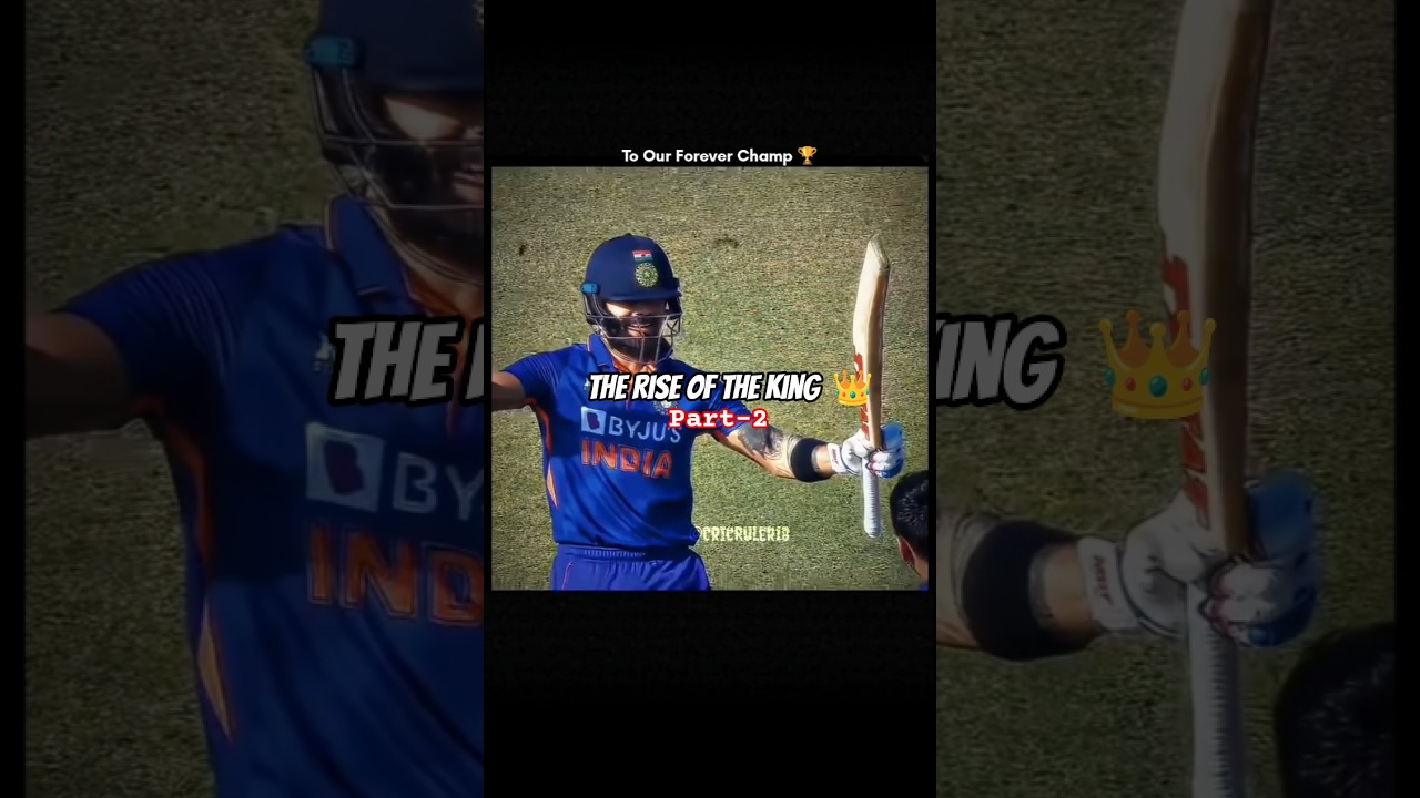The Rise Of the King ❤️&zwj;🔥 🫶🏻  Part-2 || #shorts #cricket #viral #viratkohli