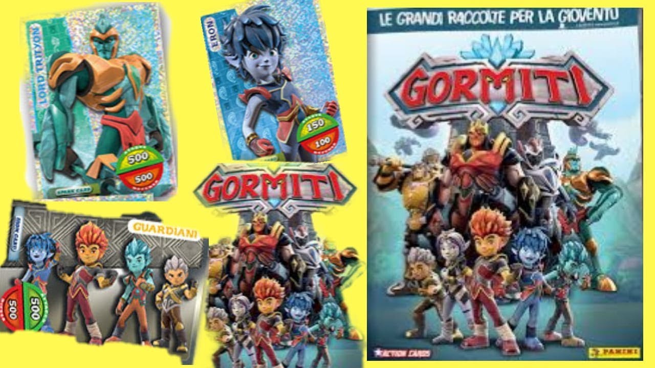 GORMITI ACTION CARDS - collezione Panini - Starter Pack e spacchettamento  n.029