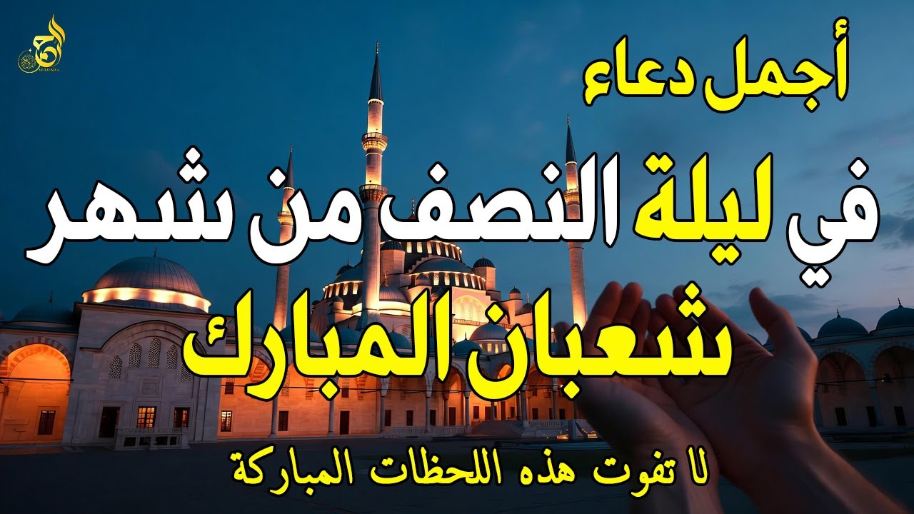 دعاء في ليلة النصف من شعبان الذي يغير الأقدار🤲 ليلة النصف من شعبان أيام النفحات و التقرب الي الله