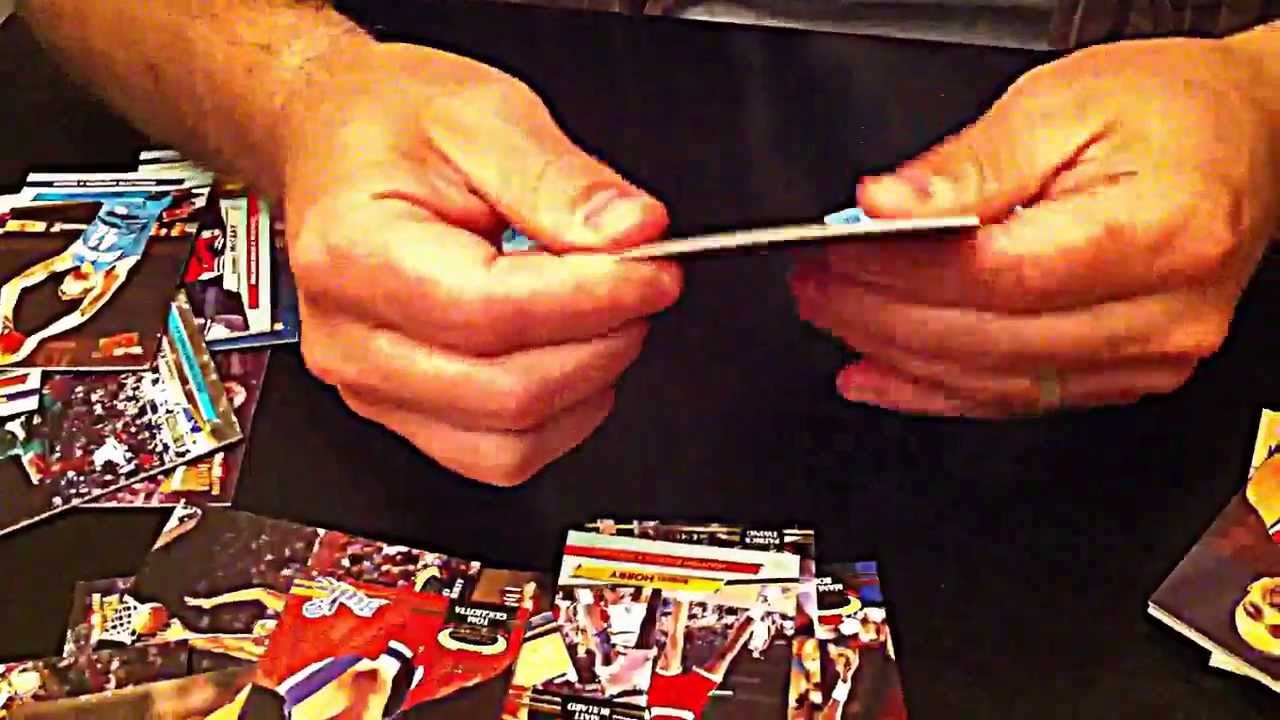 How to Unstick Your Bricks of Sports Cards