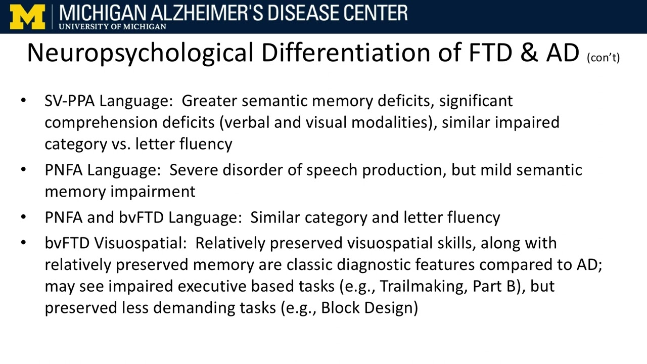 Neuropsychology of Other Dementias