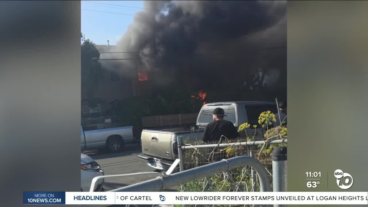 3 people injured in Mount Hope condo fire