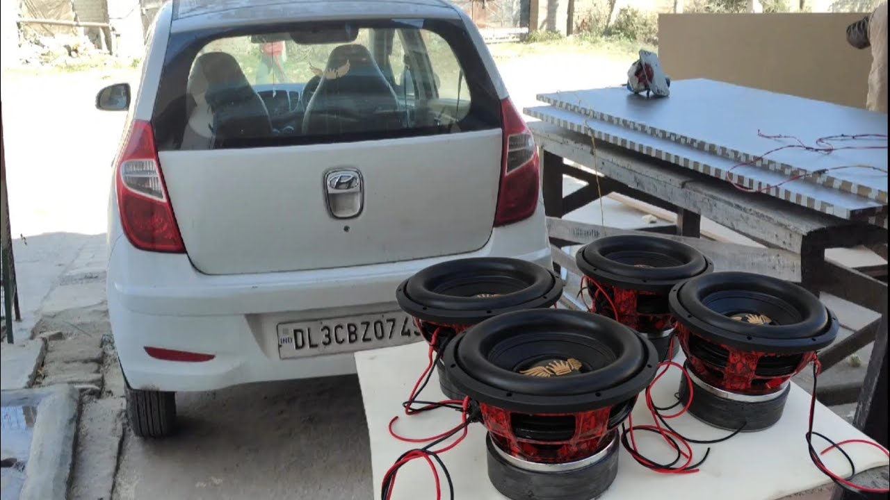 🔊Демонстрация Crown Audio 🚗 Автомобиль (Hyundai i10) +918053480908