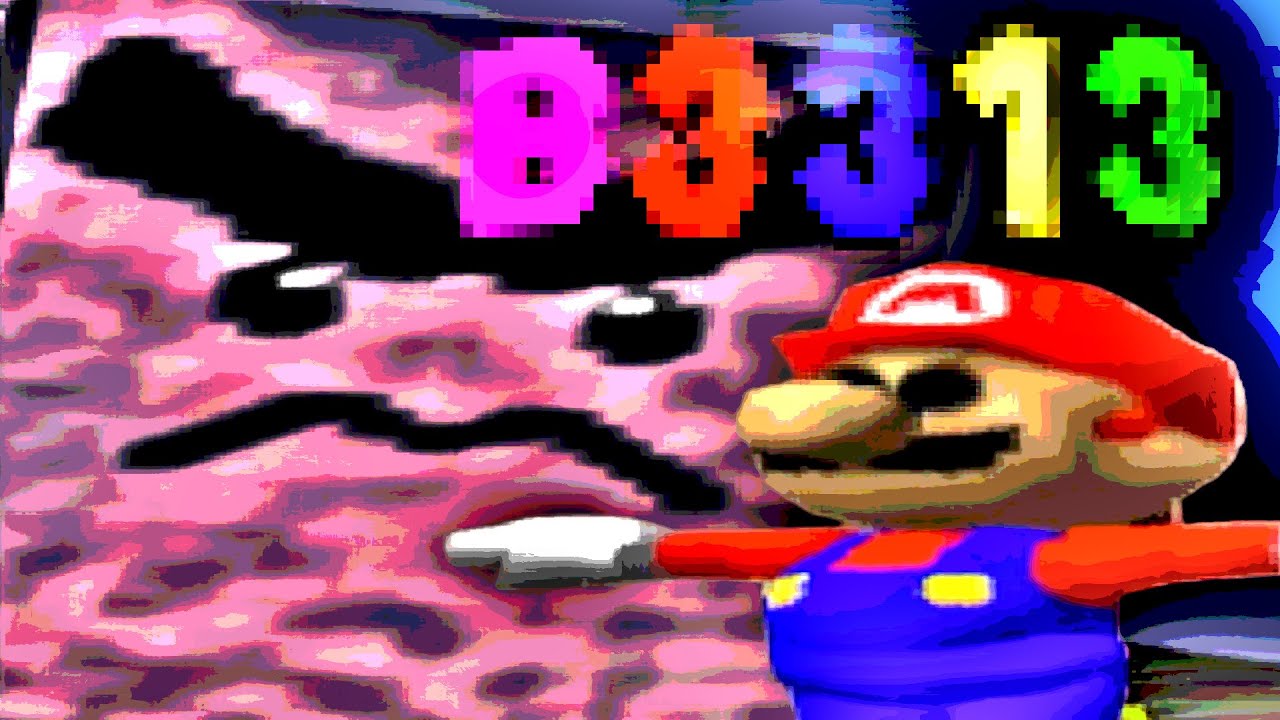 totally normal mario 64 not scary at all