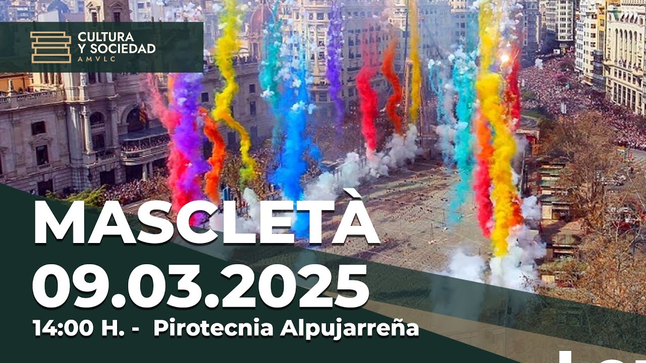 Mascletà 9 de Marzo: Pirotecnia Alpujarreña | Fallas 2025| Retransmisión en directo