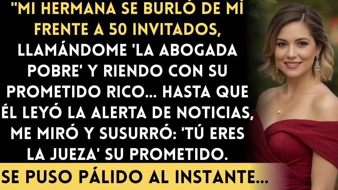 Mi hermana se burló de mí frente a todos — hasta que su prometido se puso pálido y dijo...