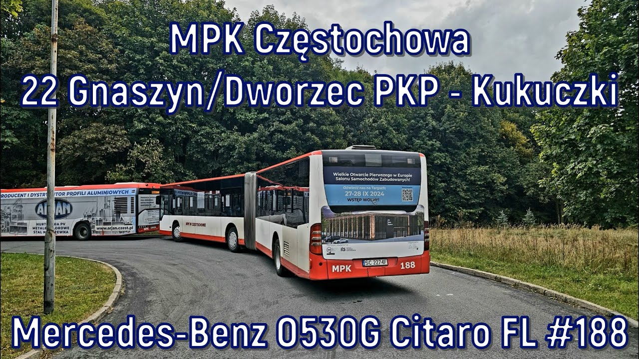 MPK Częstochowa - linia 22, Mercedes-Benz O530G Citaro FL #188