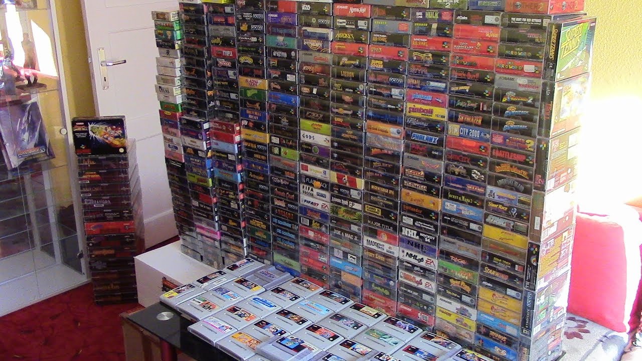 Meine Super Nintendo SNES Spiele Sammlung - Deutsch [August 2017] [ 373 Spiele ]