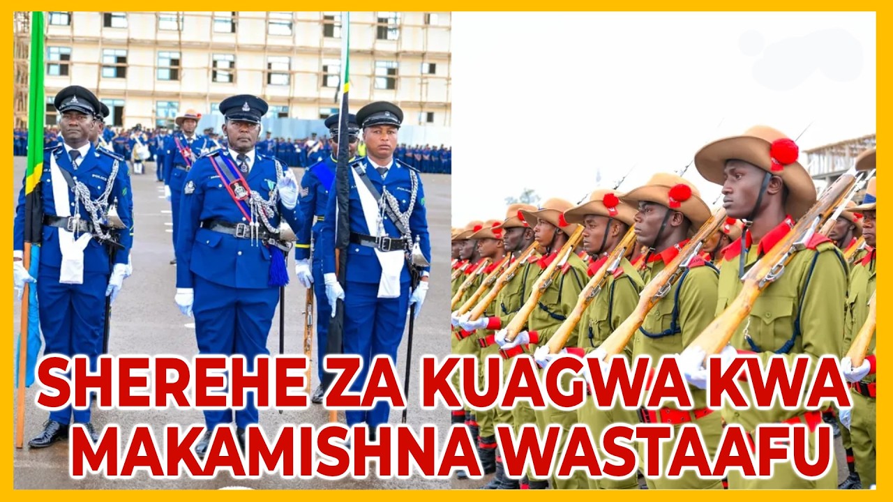 🔴LIVE : SHEREHE ZA KUAGWA KWA MAKAMISHNA WASTAAFU WA JESHI LA POLISI