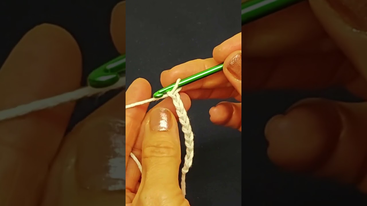 Tutorial Punto Cadena Crochet 🧶💖