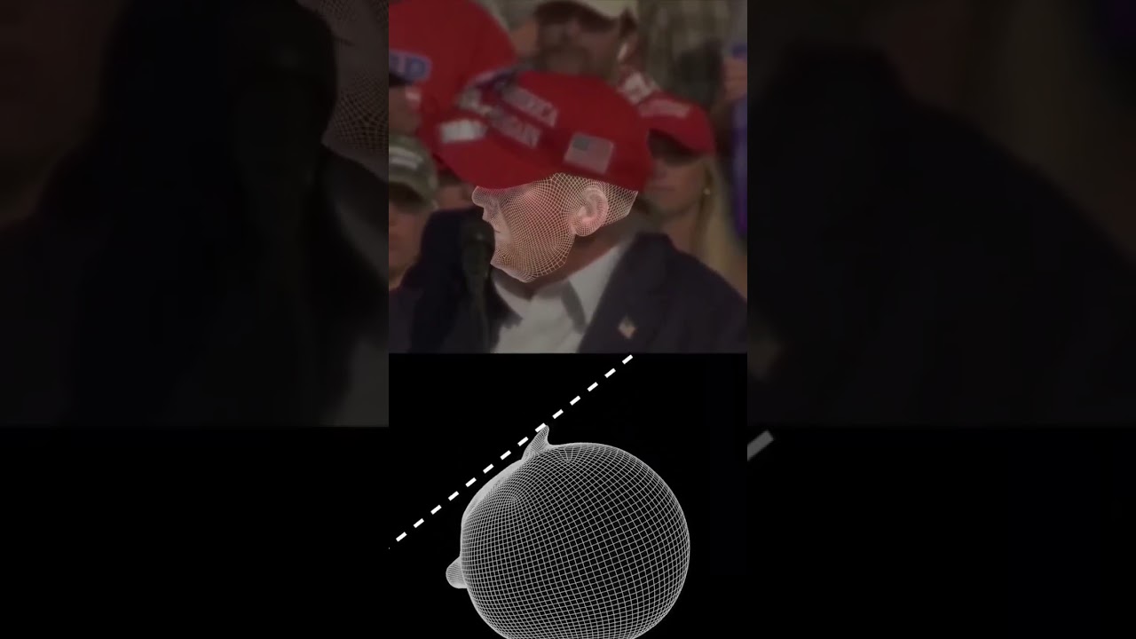 Donald Trump assassinations attack 3D animation. #trump  #attack #3danimation #pennsylvania