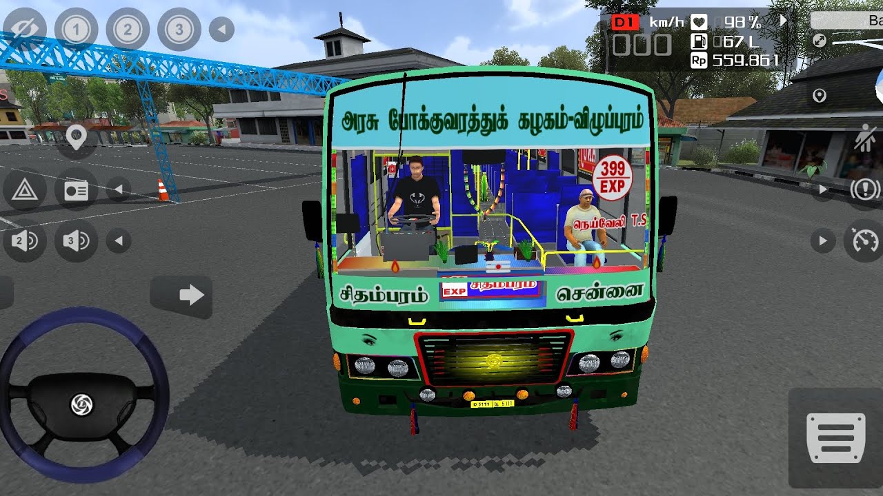 💥 Tamil nadu old bus new map  loading passengers bus simulator gameplay 👻