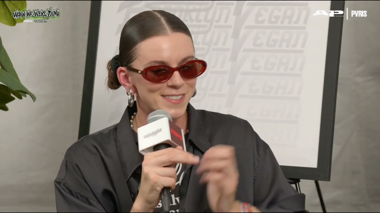 PVRIS interview with Veeps at When We Were Young Festival 2025