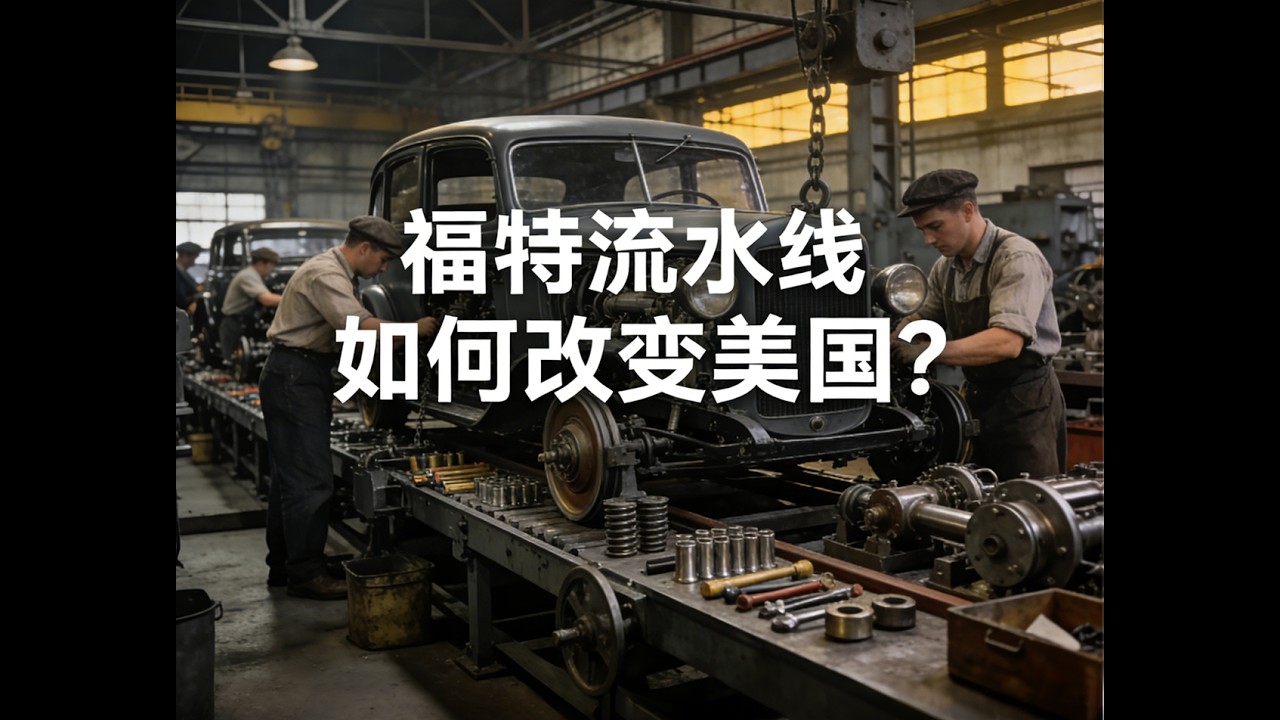 一条传送带的暴力美学：讲透福特流水线背后的社会“硬核脚本”