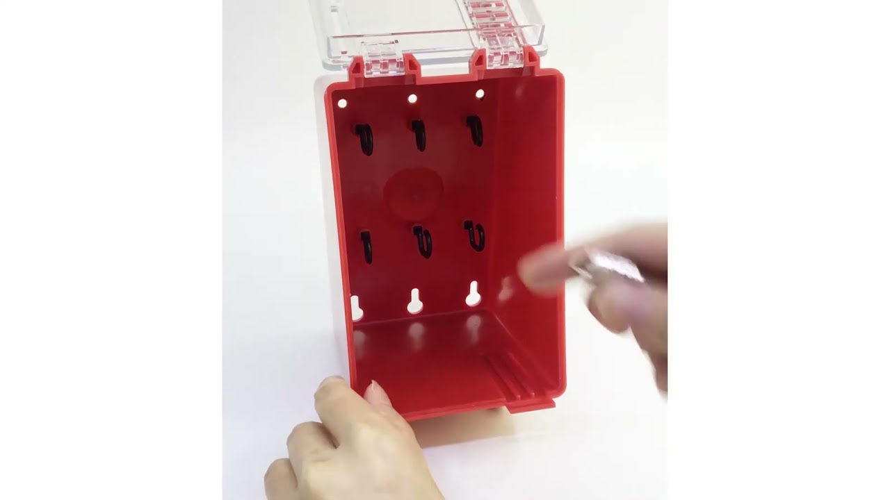 Hộp kh&oacute;a nh&oacute;m treo tường bằng nhựa LOCKEY LK31