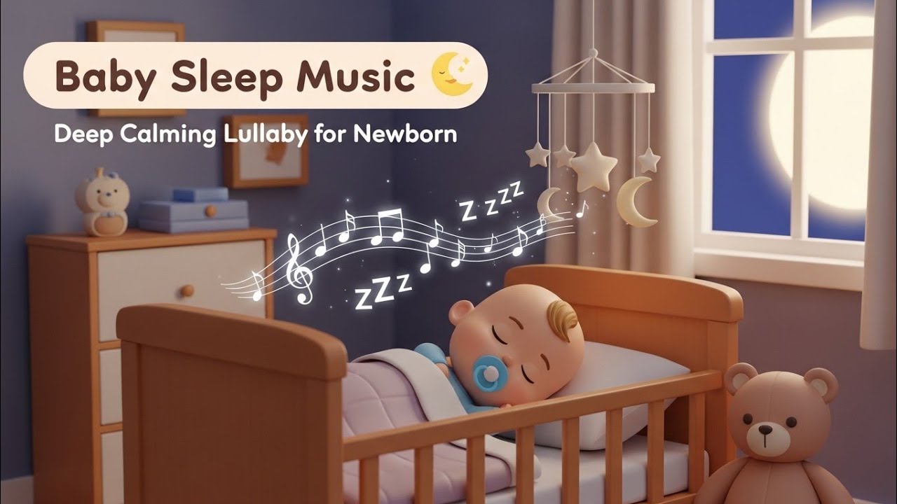 Baby Sleep Music – Gentle Lullaby for Babies 🌙 Calm Sleep Music