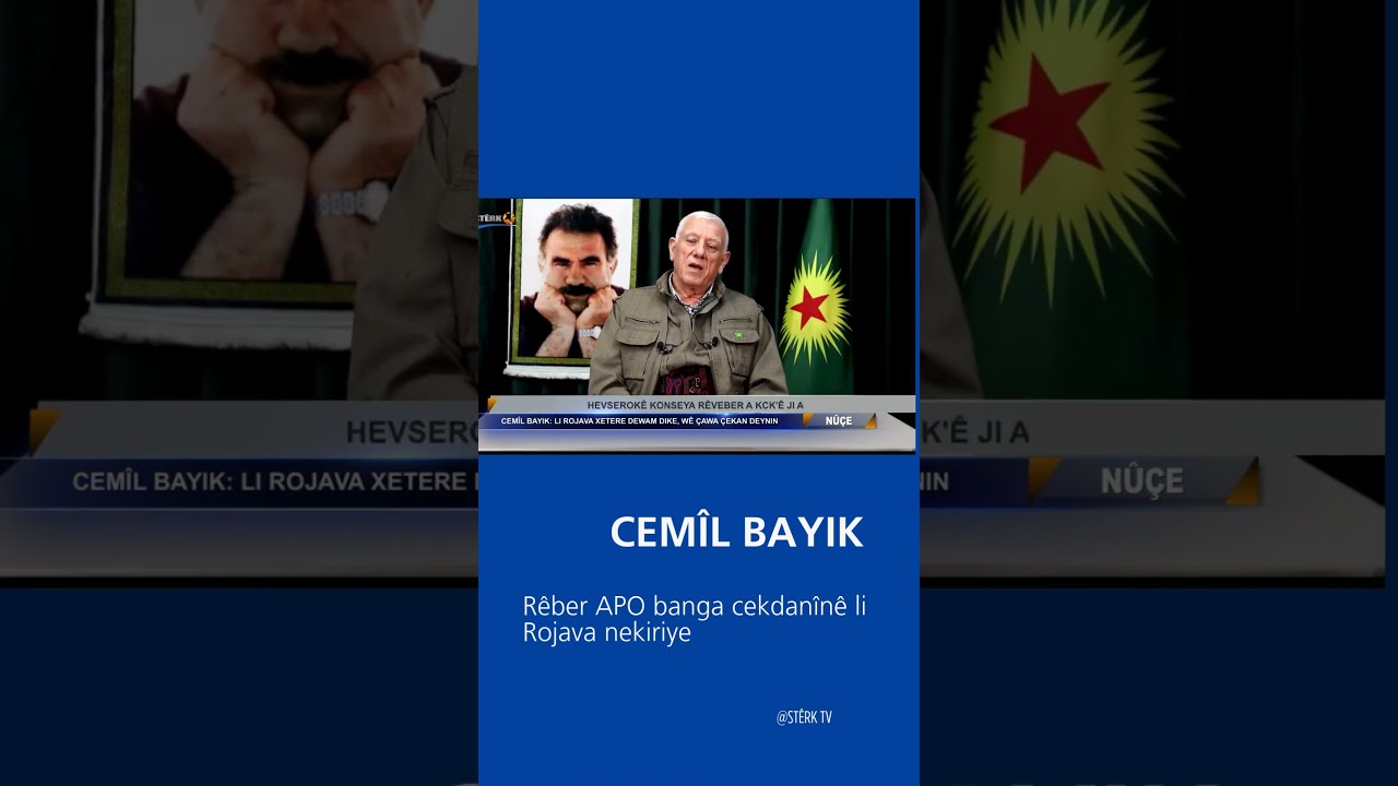Cemîl Bayik: Rêber APO banga cekdanînê li Rojava nekiriye. 