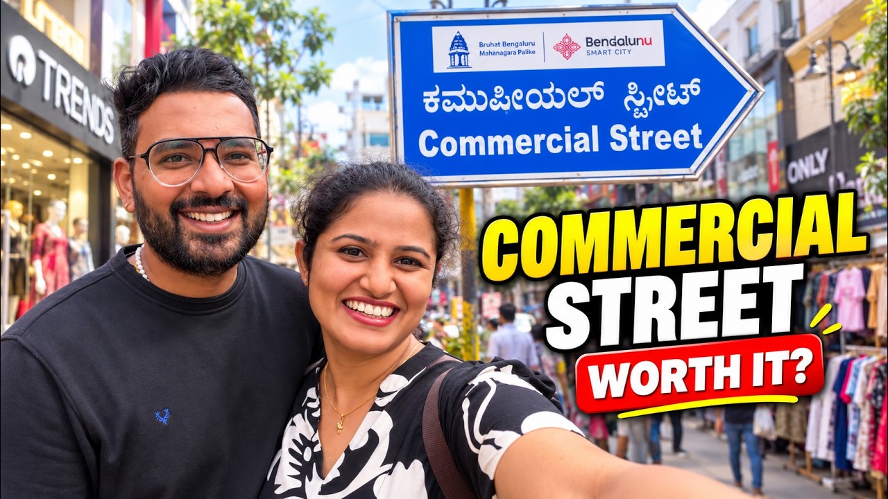 Commercial Street Bangalore Shopping 🛍️ | Budget Finds Hidden in the Side Lanes!