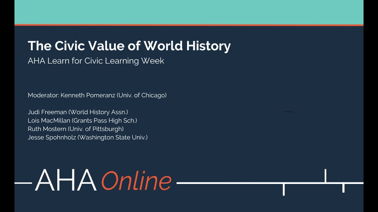 The Civic Value of World History
