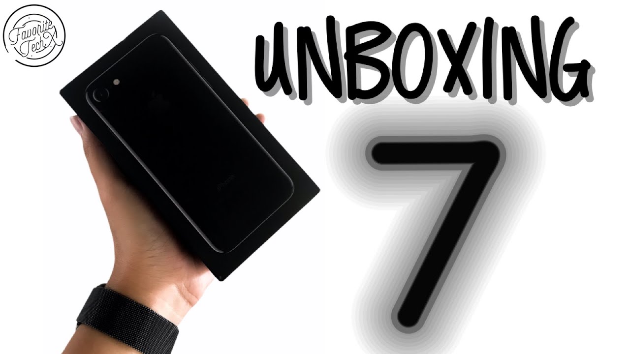 Unboxing iPhone 7 Jet Black in 2021 🖤