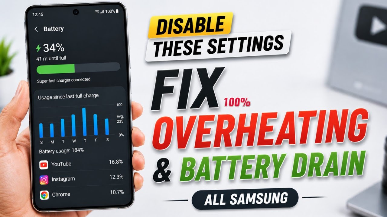 3 СКРЫТЫХ НАСТРОЙКИ Samsung, которые незаметно вызывают перегрев и разрядку батареи!