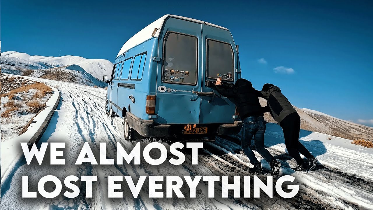 DON'T Travel to East Turkey in the Winter! (This Was A BAD IDEA) (SCARY WINTER VAN LIFE EXPERIENCE)
