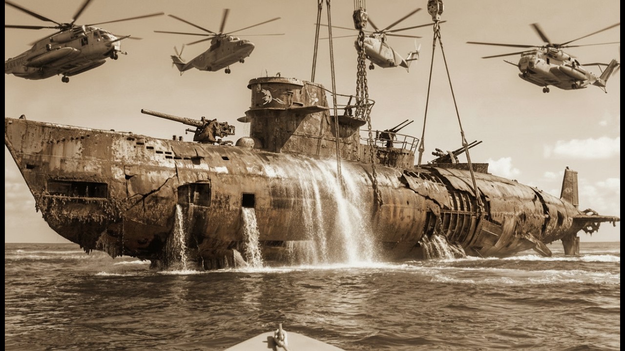 Legendary WWII Submarine USS Tang (SS-306) Salvaged from the Ocean Floor and Fully Restored