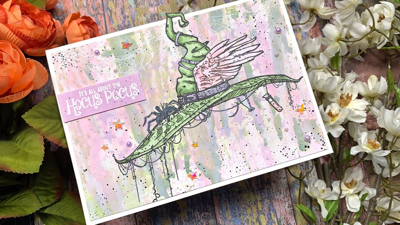Pastel Halloween Card? | CCC Witch's Hat | AmyR Halloween 2021 Series #5