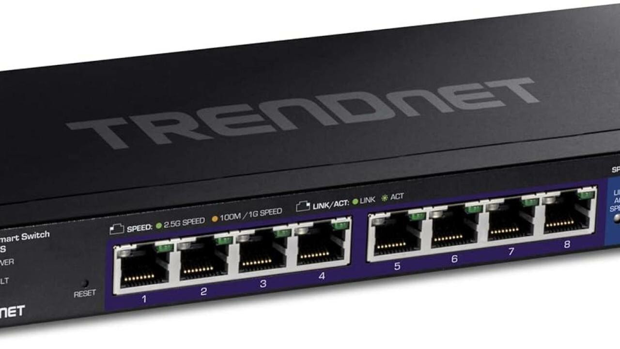 Overview: TRENDnet 10-Port Multi-Gig Web Smart Switch, TEG-3102WS, 8 x 2.5GBASE-T Ports, 2 x 10G...