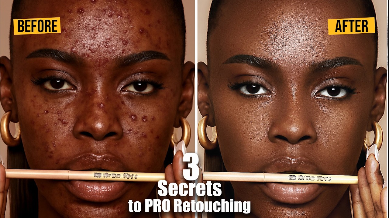3 секрета ретуши кожи, которые используют профессионалы в Photoshop (получите реалистичную тексту...