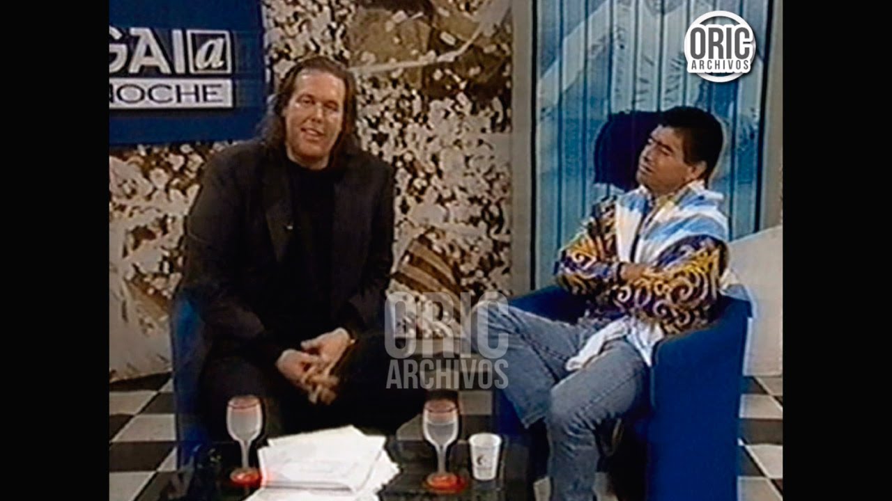 1994 - Exclusivo: Diego Maradona con Gonzalo Bonadeo en Orsai de medianoche