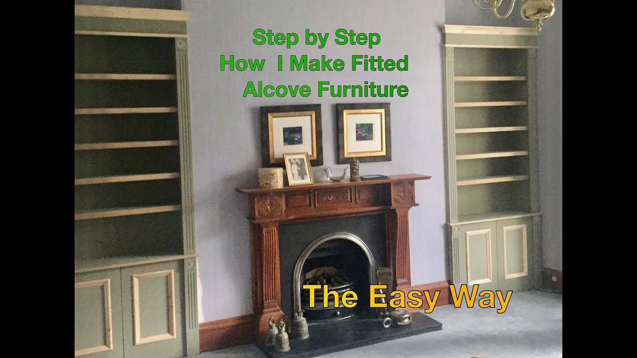 Woodworking Jigs and Tips, A Step By Step, How I Make Alcove Furniture.