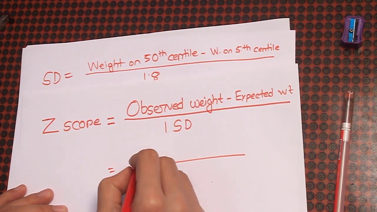 Medicine OSPE : Z Score Calculation