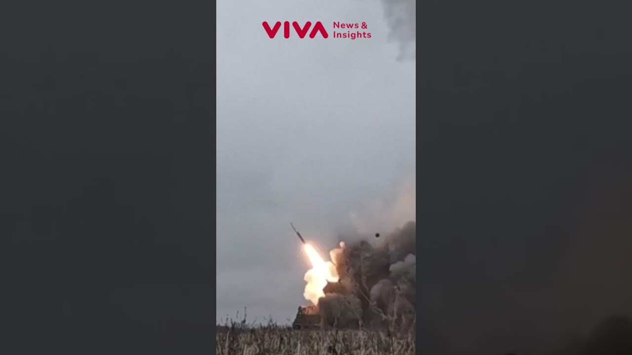 Suara Menggelegar! Militer Ukraina Tembak Roket dari AS ke Rusia