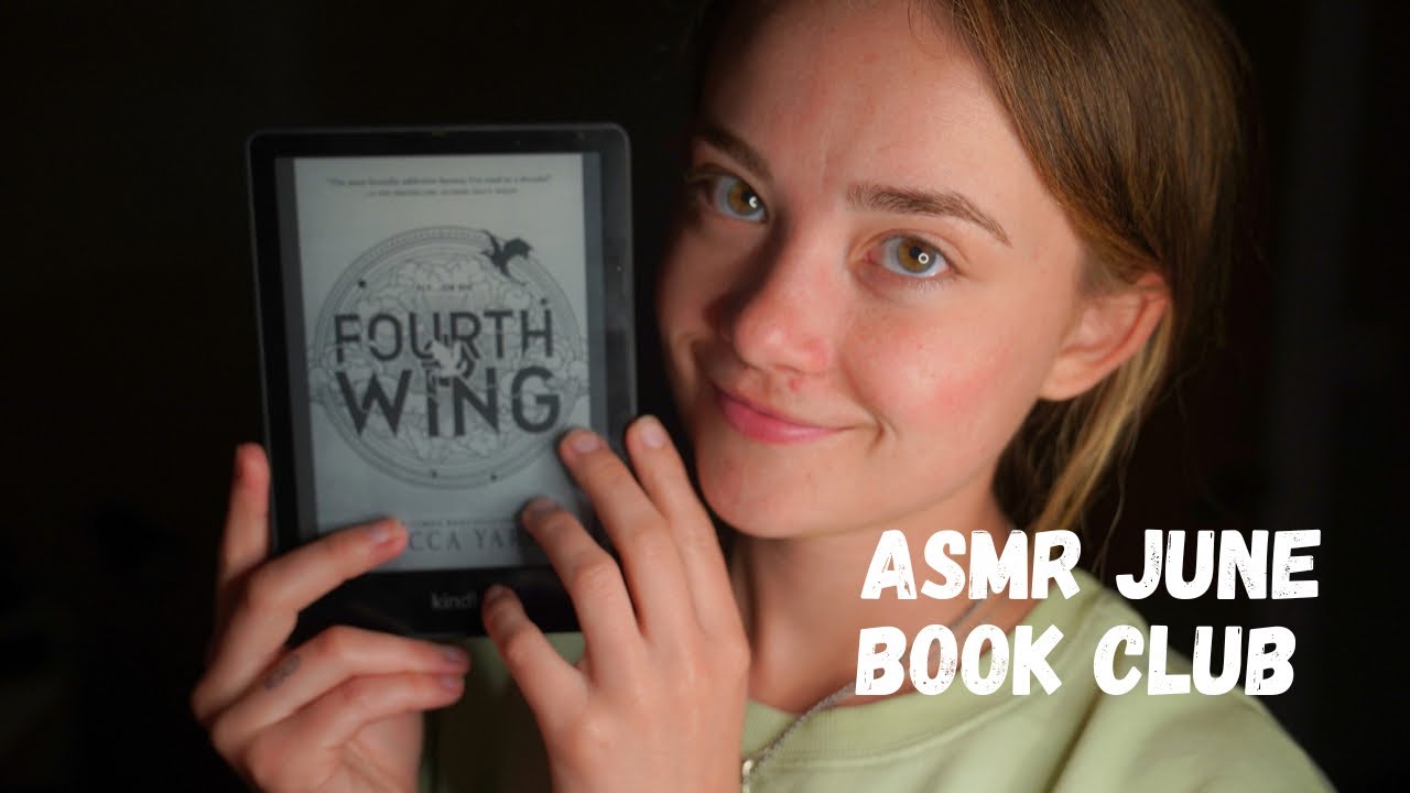 ASMR Book Club 🌼June 🌼Whispers, Tapping & Mint Sounds 📚