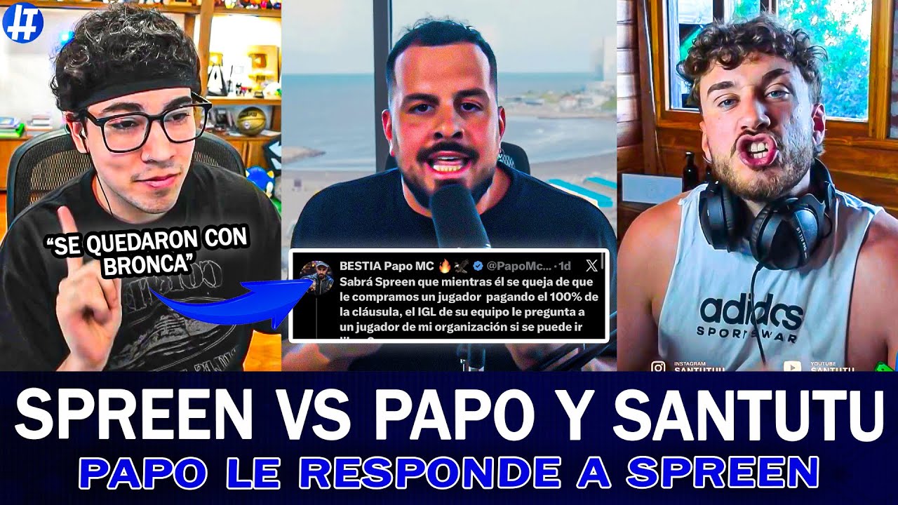 SPREEN SE LA PIC&Oacute; a SANTUTU y PAPO &iexcl;PAPO RESPONDI&Oacute;!
