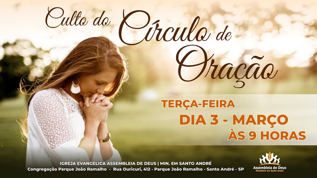 03/03/2026 - Culto do Círculo de Oração