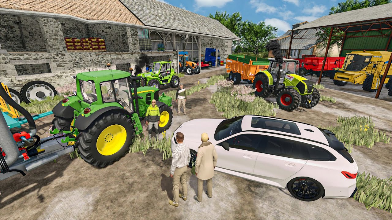 DEUX Gars de la VILLE Visitent une Ferme pour la Premi&egrave;re Fois | Farming Simulator 25 Roleplay