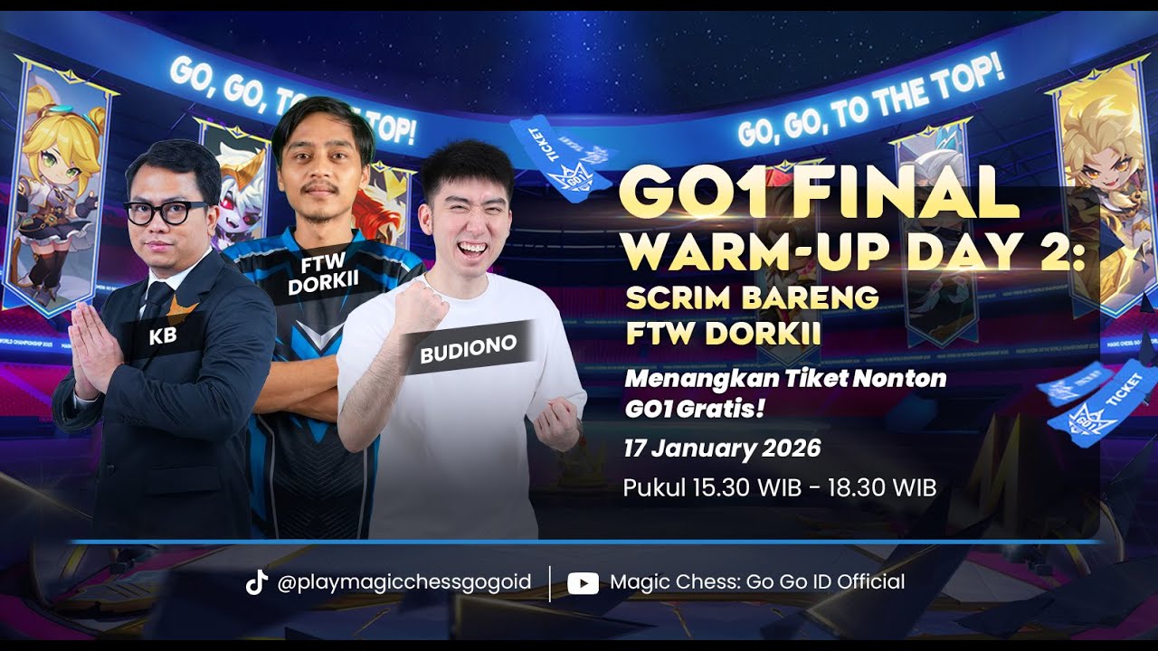 GO1 Final Warm-Up Day 2: Scrim Bareng ‪@KB dan FTW DORKI! - #MCGGIDCreator