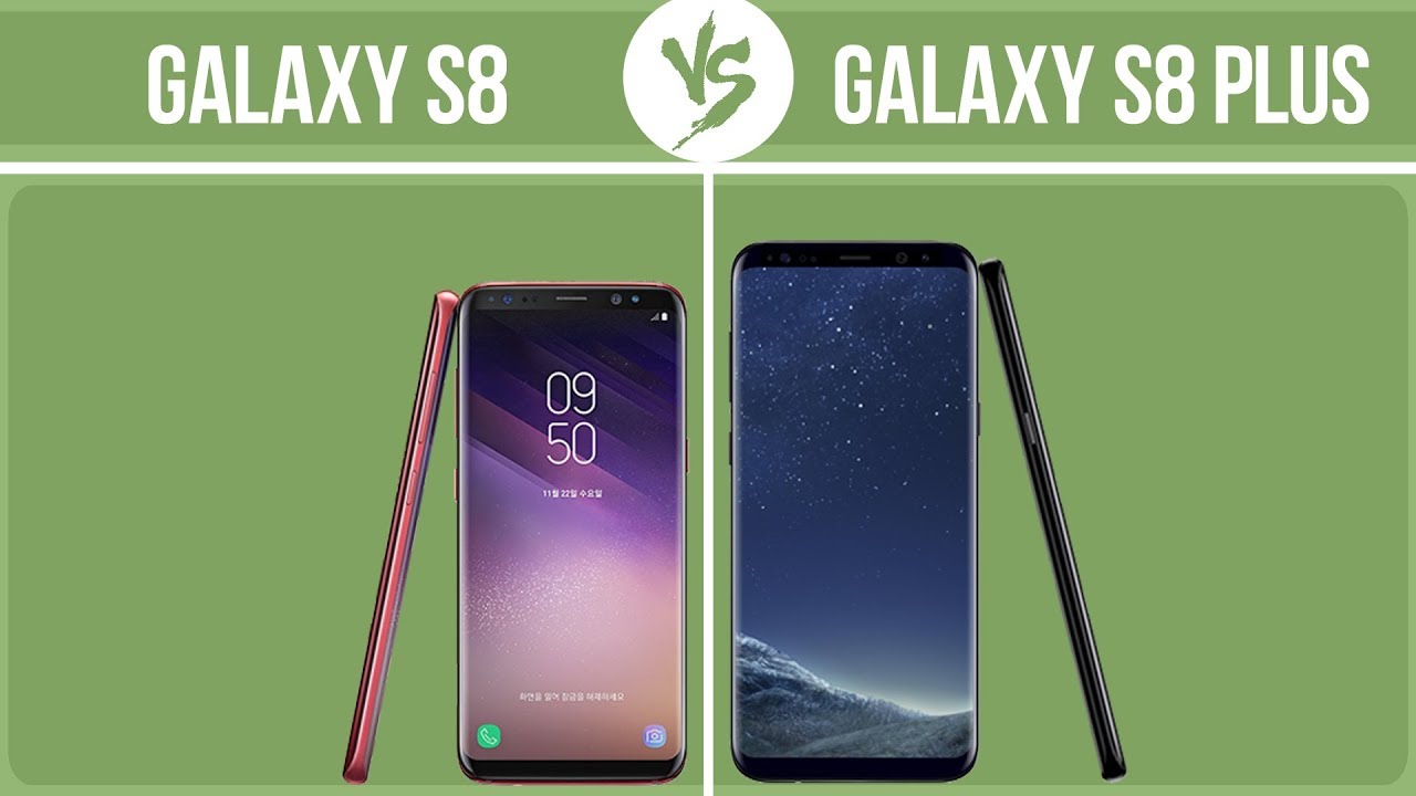 Samsung Galaxy S8 vs Samsung Galaxy S8 Plus ✔️