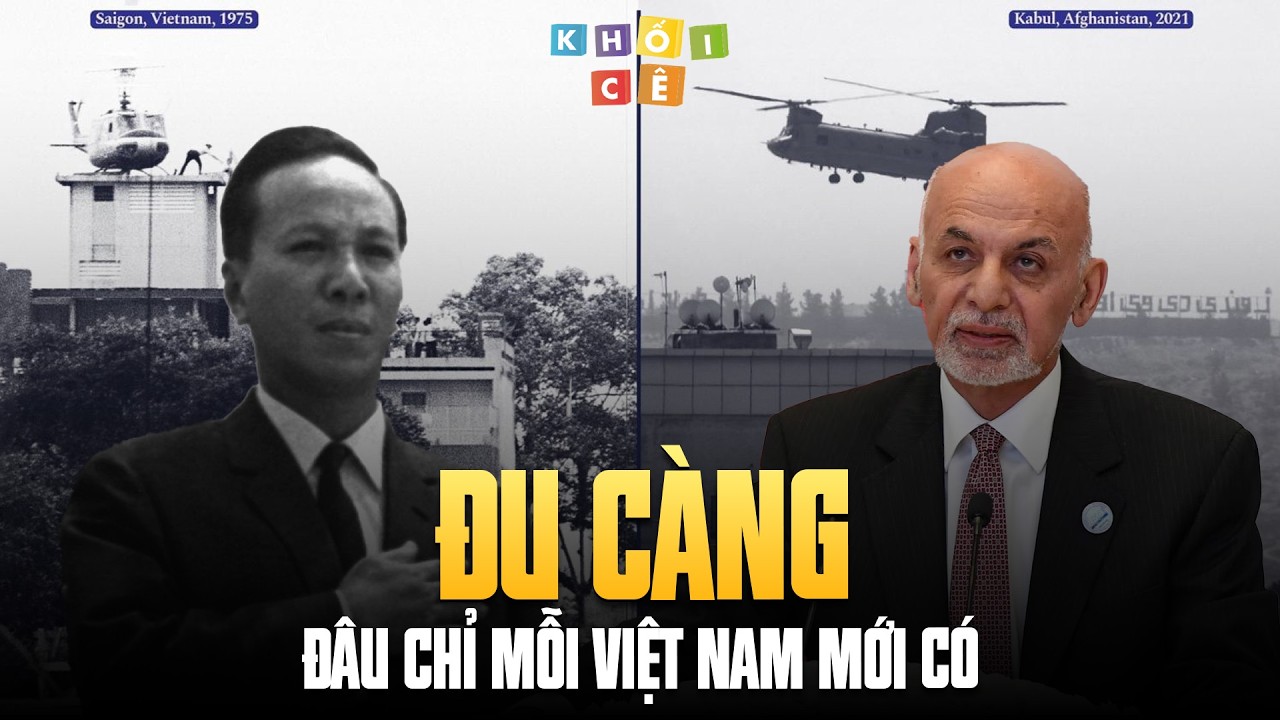 KABUL 2021 VÀ SÀI GÒN 1975 | THÌ RA Ở AFGHNISTAN CŨNG CÓ 3WE ĐU CÀNG THEO MỸ