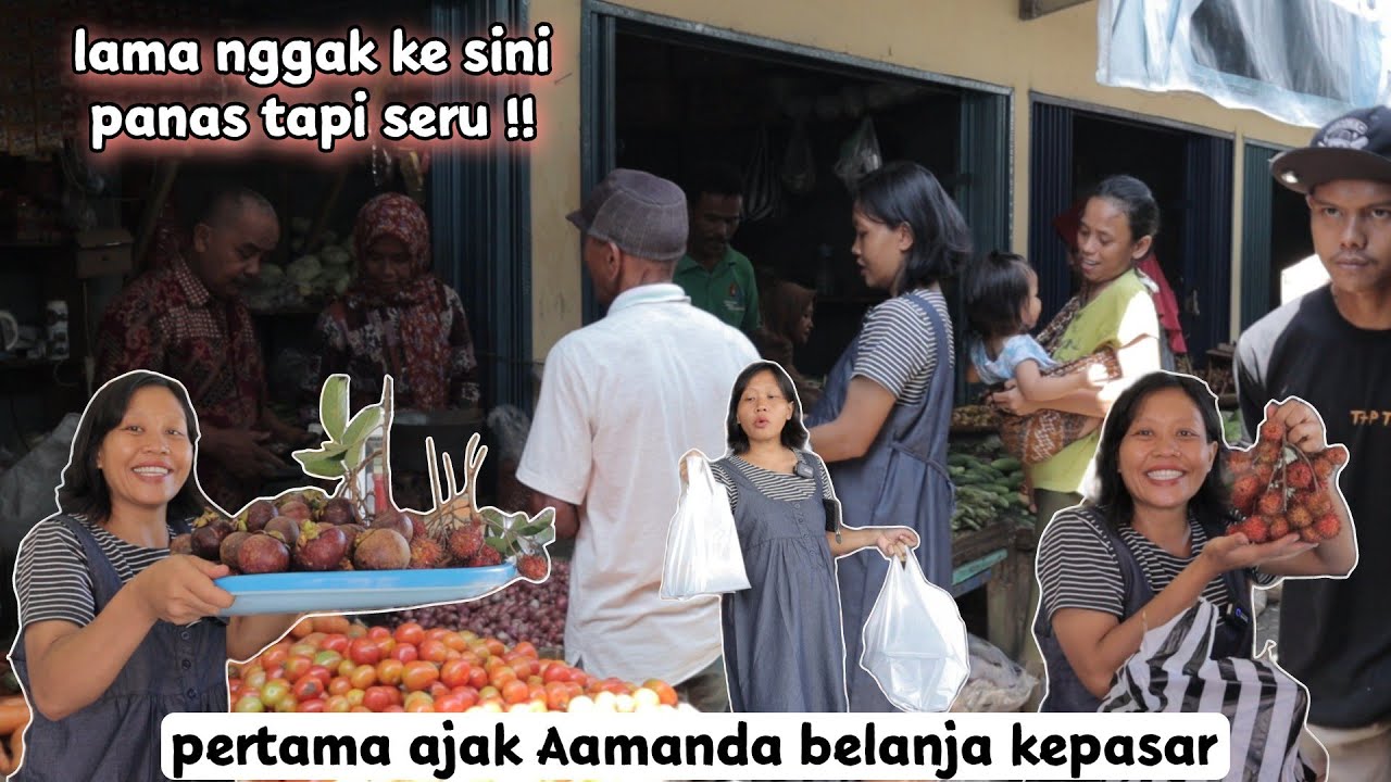 PANAS PANASAN - AJAK @Aamanda ke PASAR