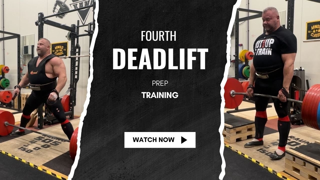 Fourth deadlift prep workout, 9 week to go...