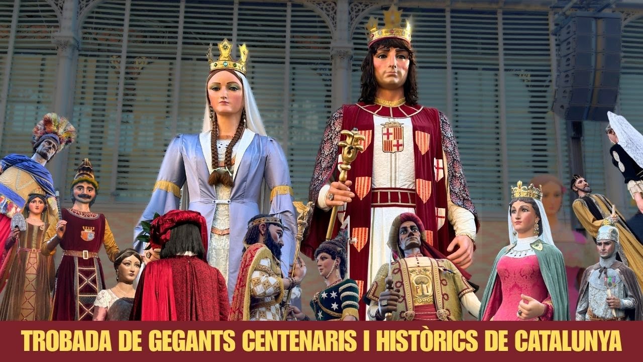 Trobada de gegants Centenaris i Històrics de Catalunya a Barcelona - 600 anys de gegants 2024