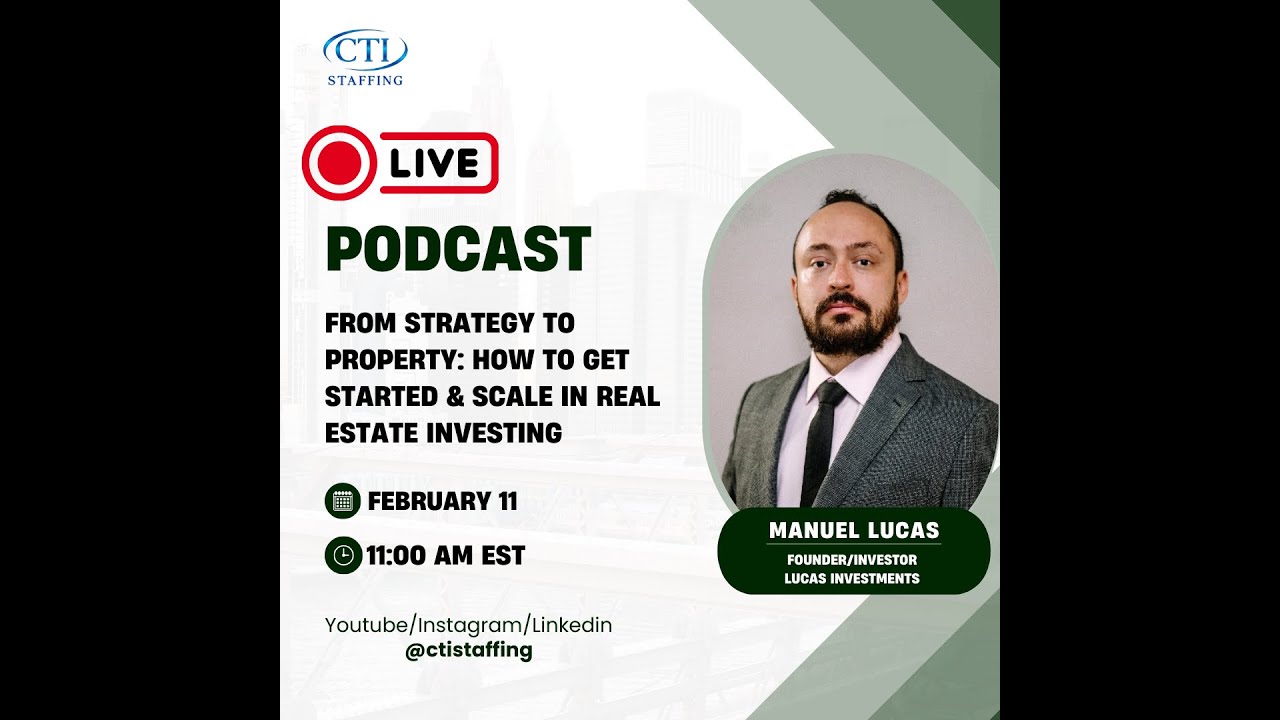 🎙️ From Strategy to Property: How to Get Started & Scale in Real Estate Investing 🏘️📈