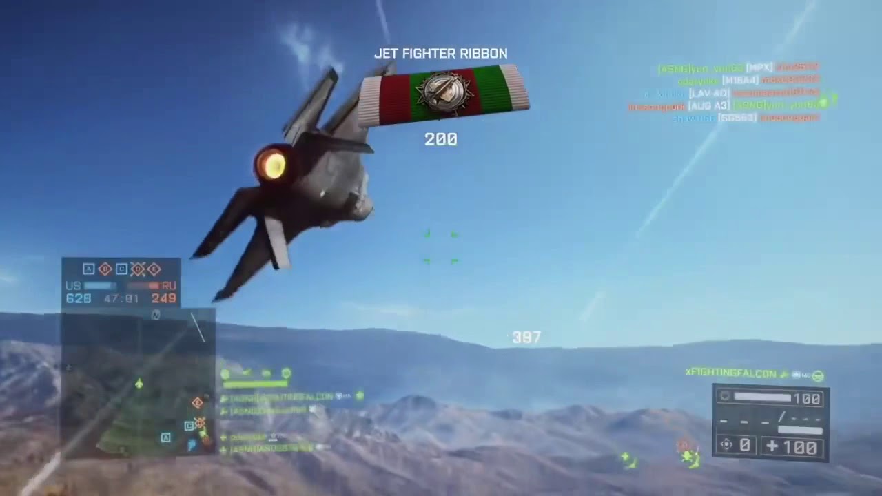 Battlefield 4 Caspian Border 2014  Spot Everything With Stealth Jet  F-35 Gameplay