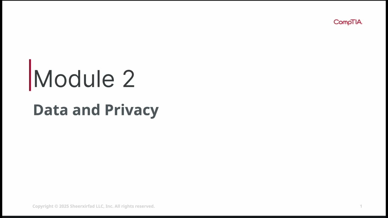 Lesson 2.1 -  Understand Your Data | CompTIA Tech+ FC0-U71